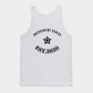 Rookie dad black Tank Top